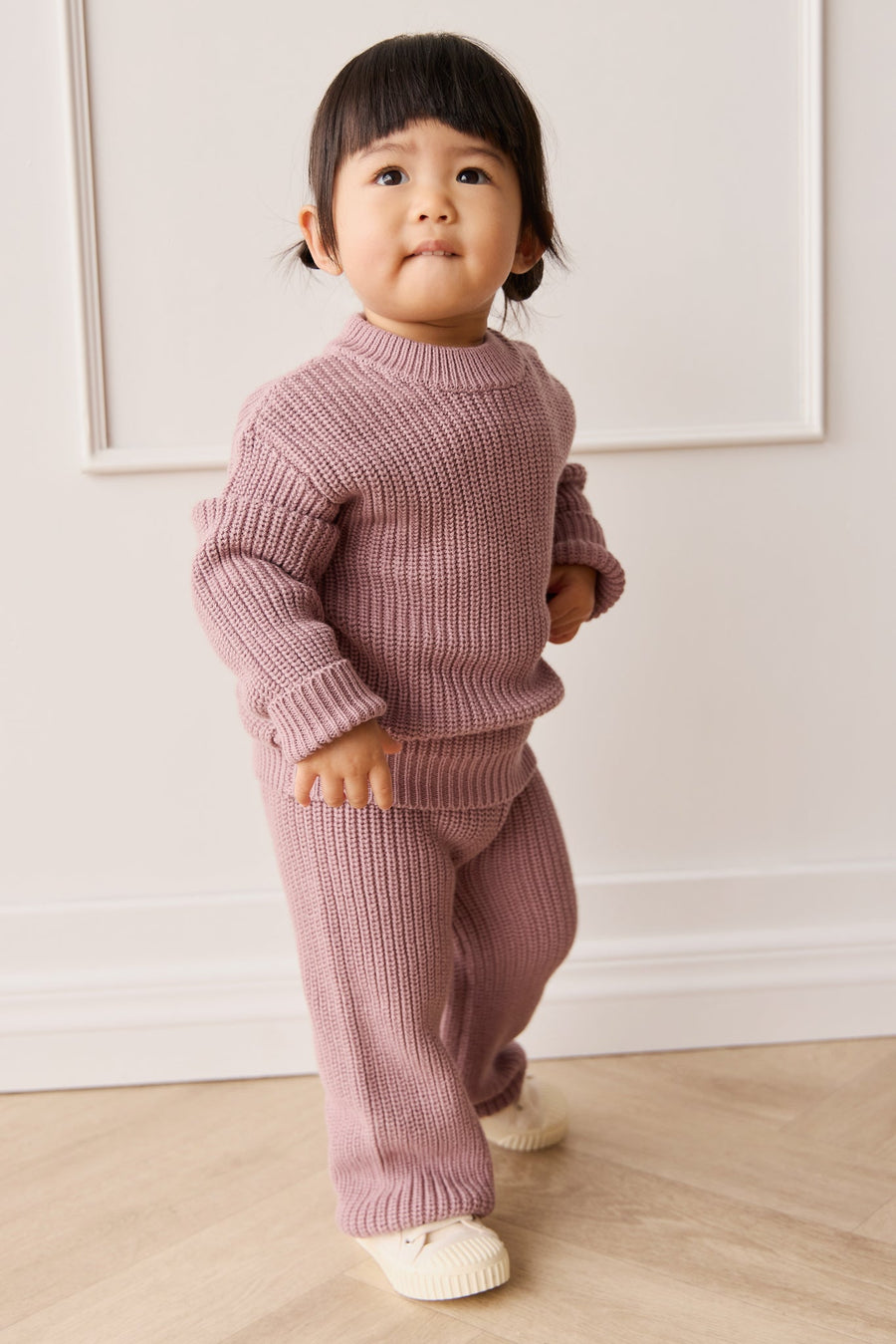 Morgan Jumper - Vintage Lilac Childrens Jumper from Jamie Kay Australia