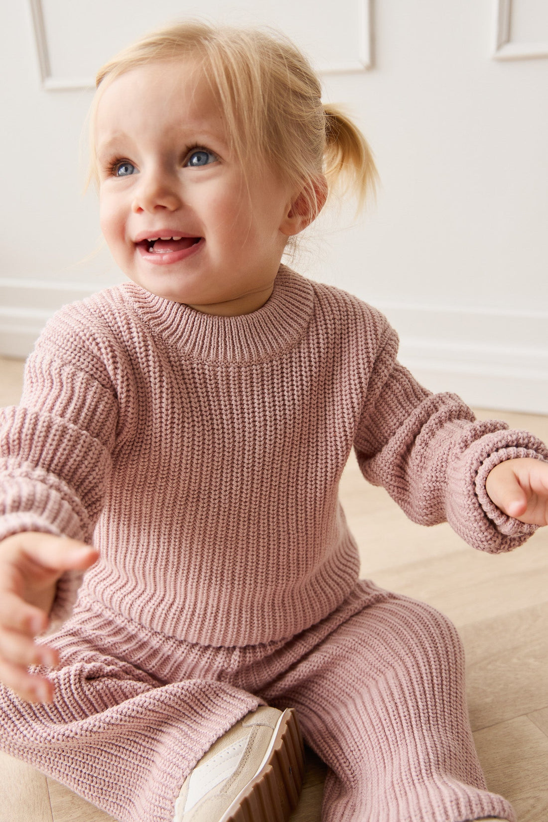 Morgan Jumper - Cocoon Pink Childrens Jumper from Jamie Kay Australia