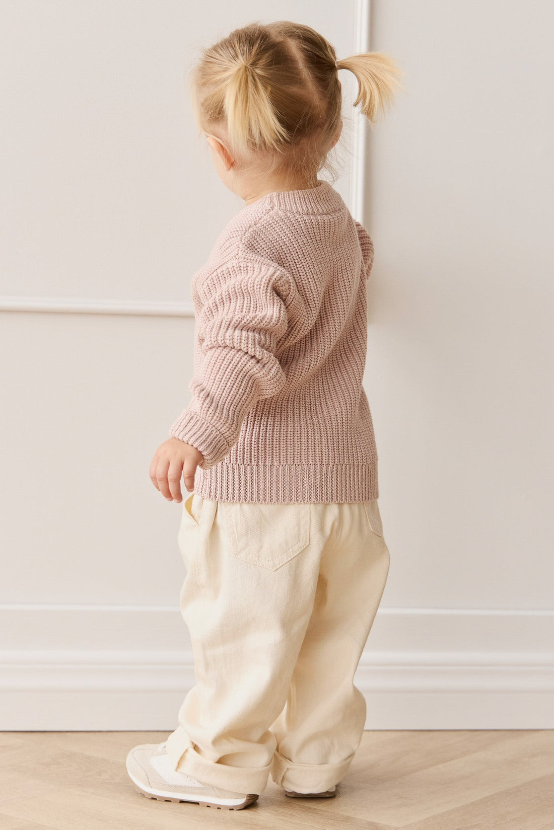 Morgan Jumper - Mauve Chalk Marle Childrens Jumper from Jamie Kay Australia