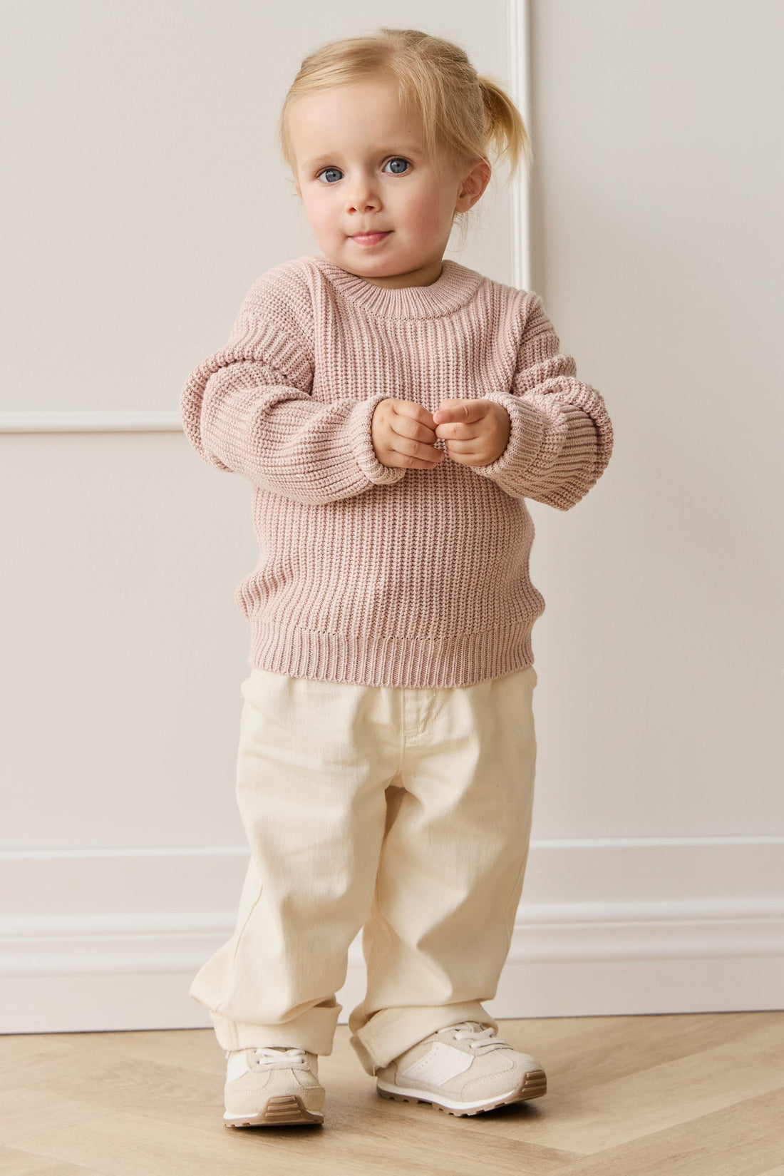 Morgan Jumper - Mauve Chalk Marle Childrens Jumper from Jamie Kay Australia