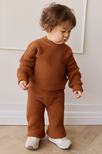 Morgan Jumper - Cinnamon Childrens Jumper from Jamie Kay Australia