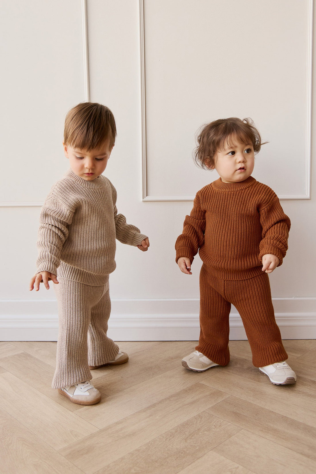 Morgan Pant - Putty Marle Childrens Pant from Jamie Kay Australia