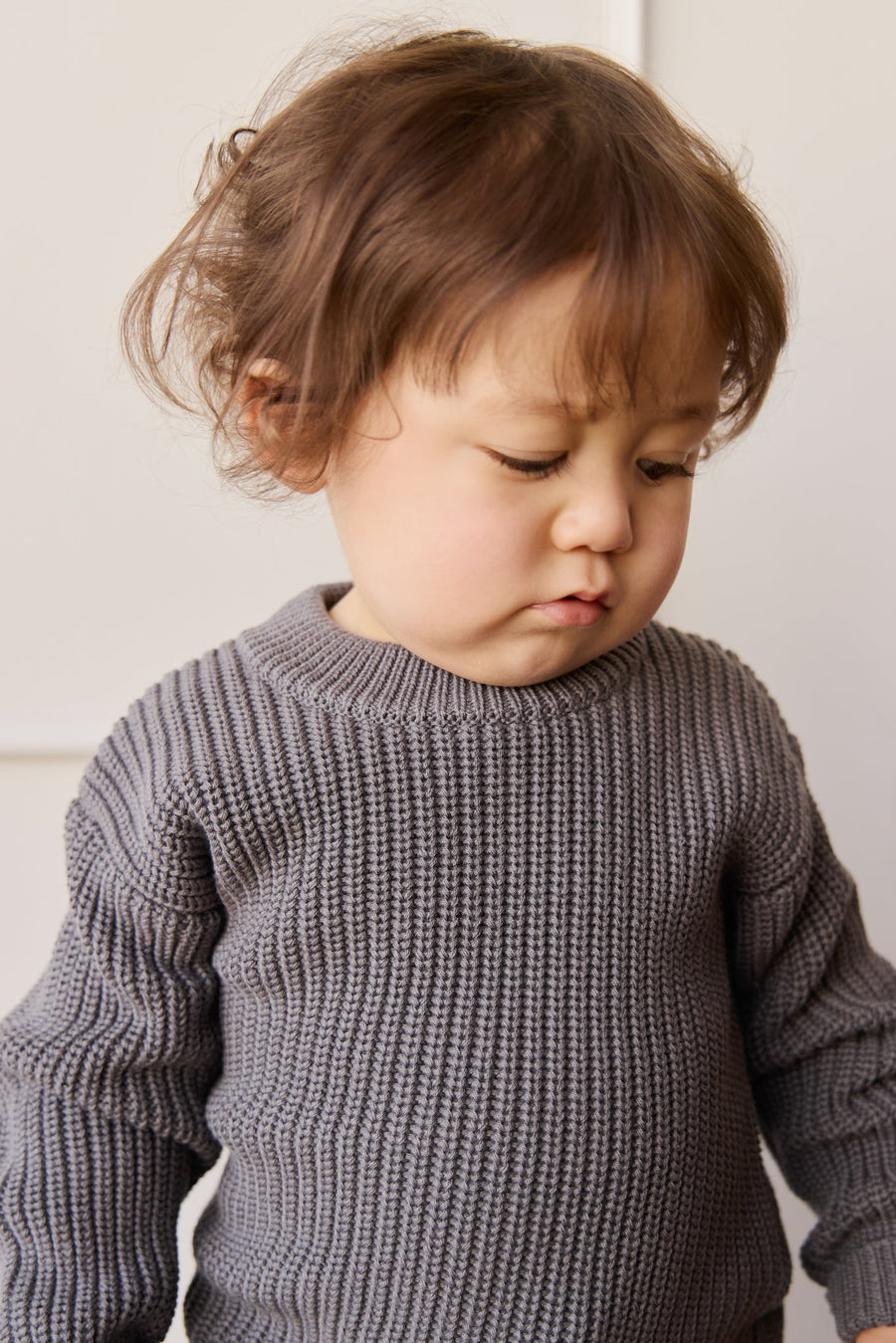 Morgan Jumper - Charcoal Gray Childrens Jumper from Jamie Kay Australia