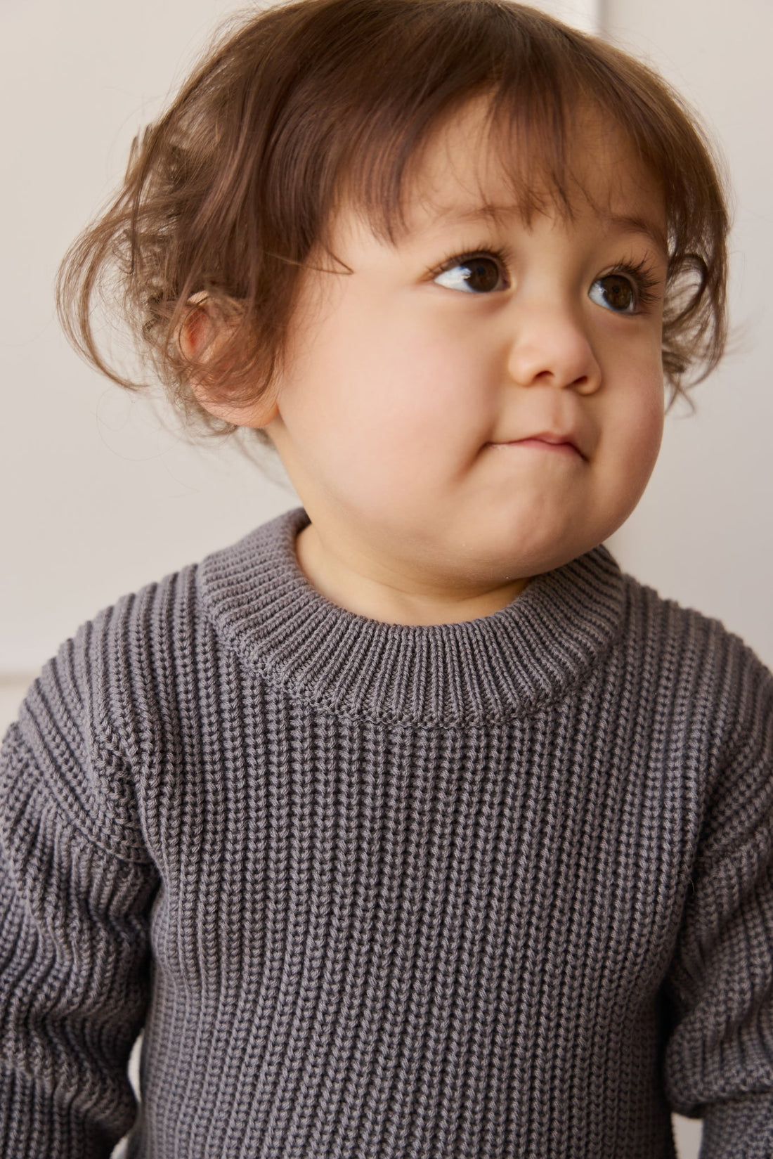 Morgan Jumper - Charcoal Gray Childrens Jumper from Jamie Kay Australia