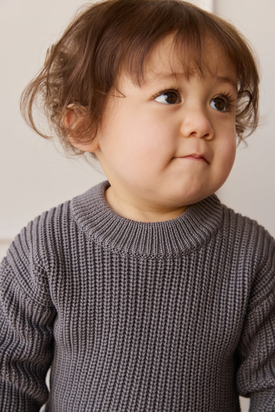 Morgan Jumper - Charcoal Gray Childrens Jumper from Jamie Kay Australia