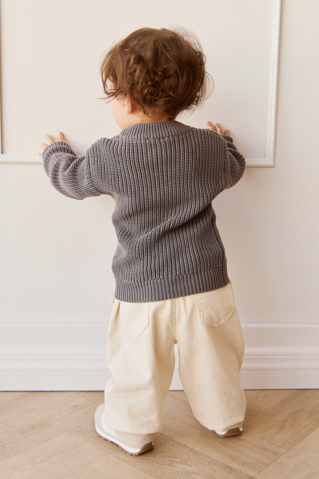 Morgan Jumper - Charcoal Gray Childrens Jumper from Jamie Kay Australia