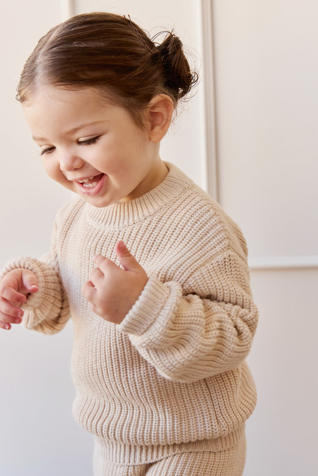 Morgan Jumper - Rosewater Marle Childrens Jumper from Jamie Kay Australia