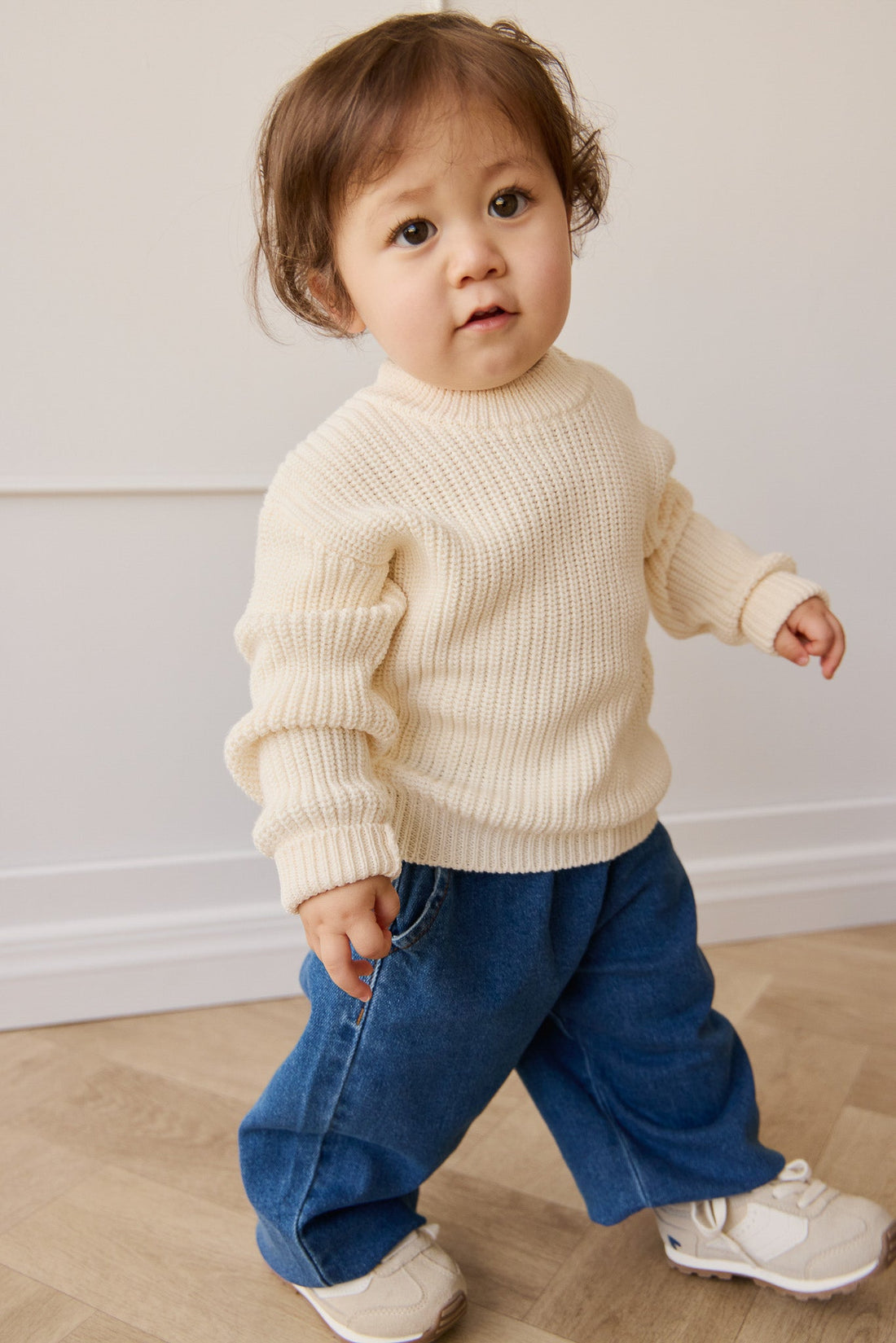 Morgan Jumper - Cloud Childrens Jumper from Jamie Kay Australia