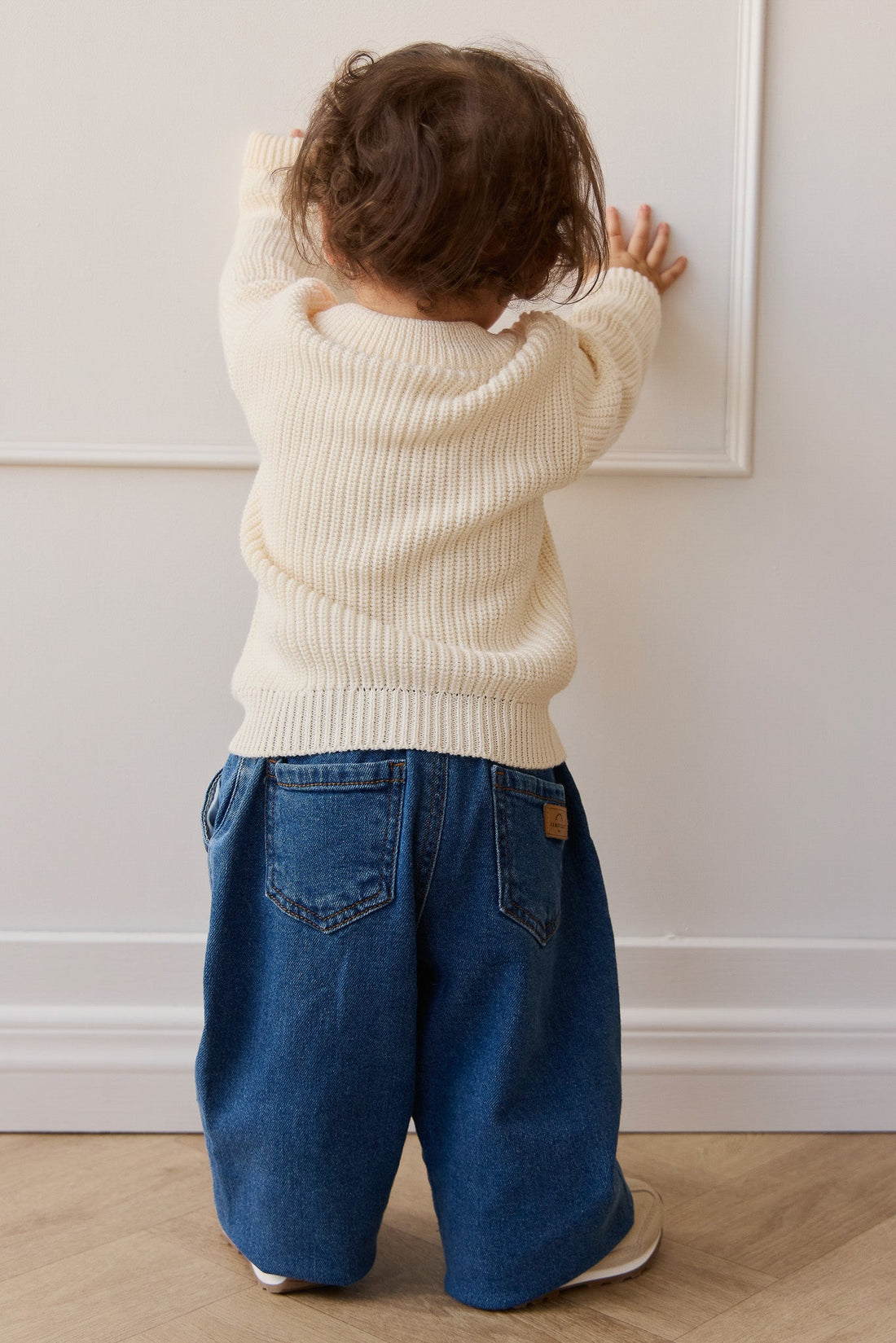 Morgan Jumper - Cloud Childrens Jumper from Jamie Kay Australia