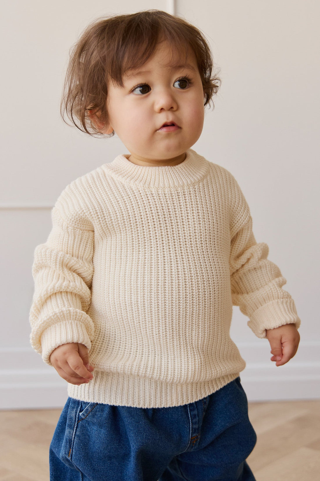 Morgan Jumper - Cloud Childrens Jumper from Jamie Kay Australia