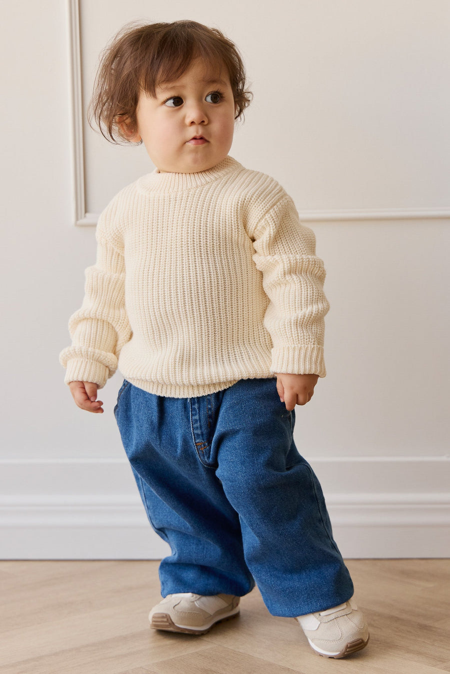 Morgan Jumper - Cloud Childrens Jumper from Jamie Kay Australia