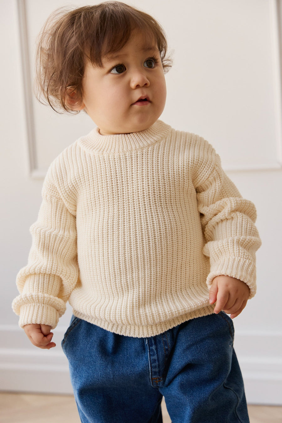 Morgan Jumper - Cloud Childrens Jumper from Jamie Kay Australia