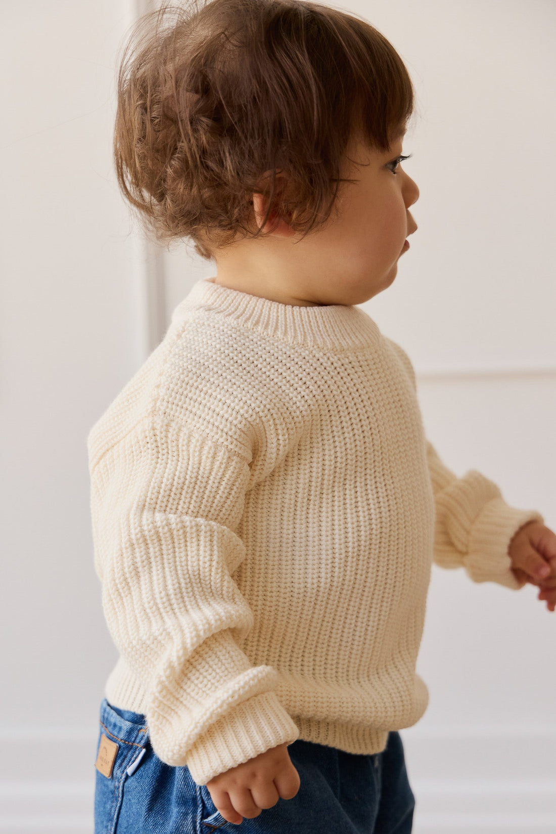 Morgan Jumper - Cloud Childrens Jumper from Jamie Kay Australia