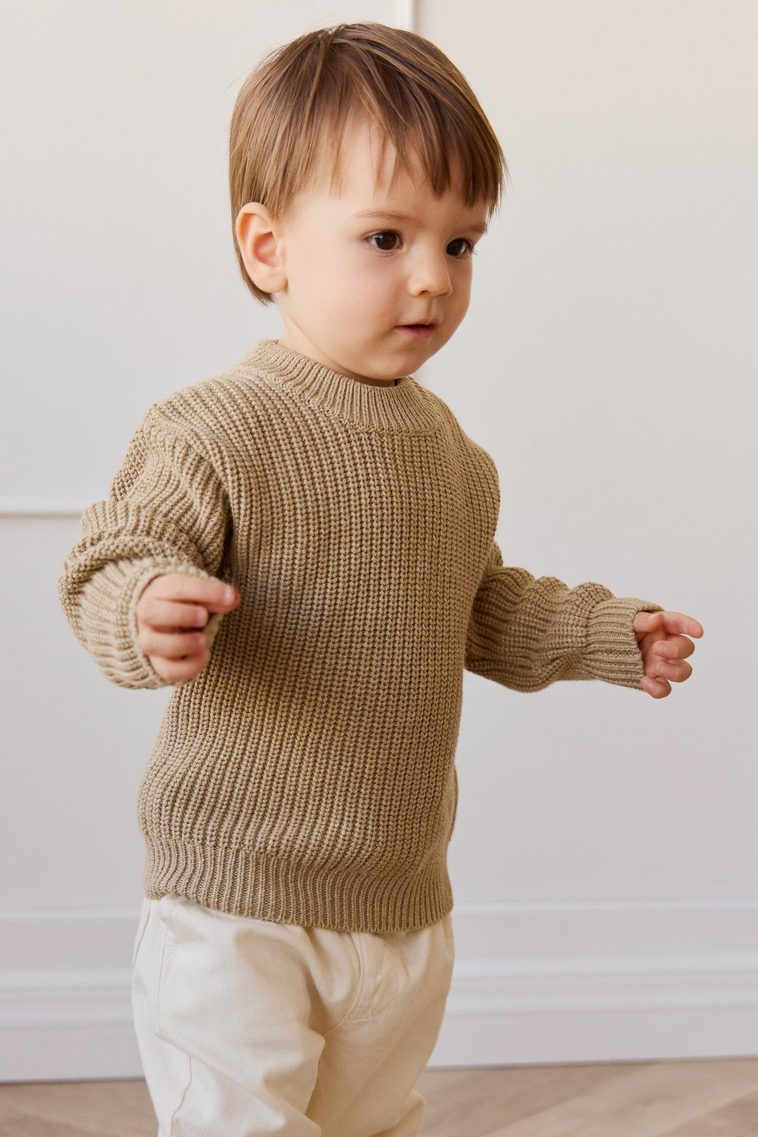 Morgan Jumper - Mineral Marle Childrens Jumper from Jamie Kay Australia