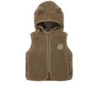 Neve Sherpa Vest - Pecan Childrens Vest from Jamie Kay Australia