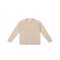 Noelle Cardigan - Oatmeal Marle Childrens Cardigan from Jamie Kay Australia