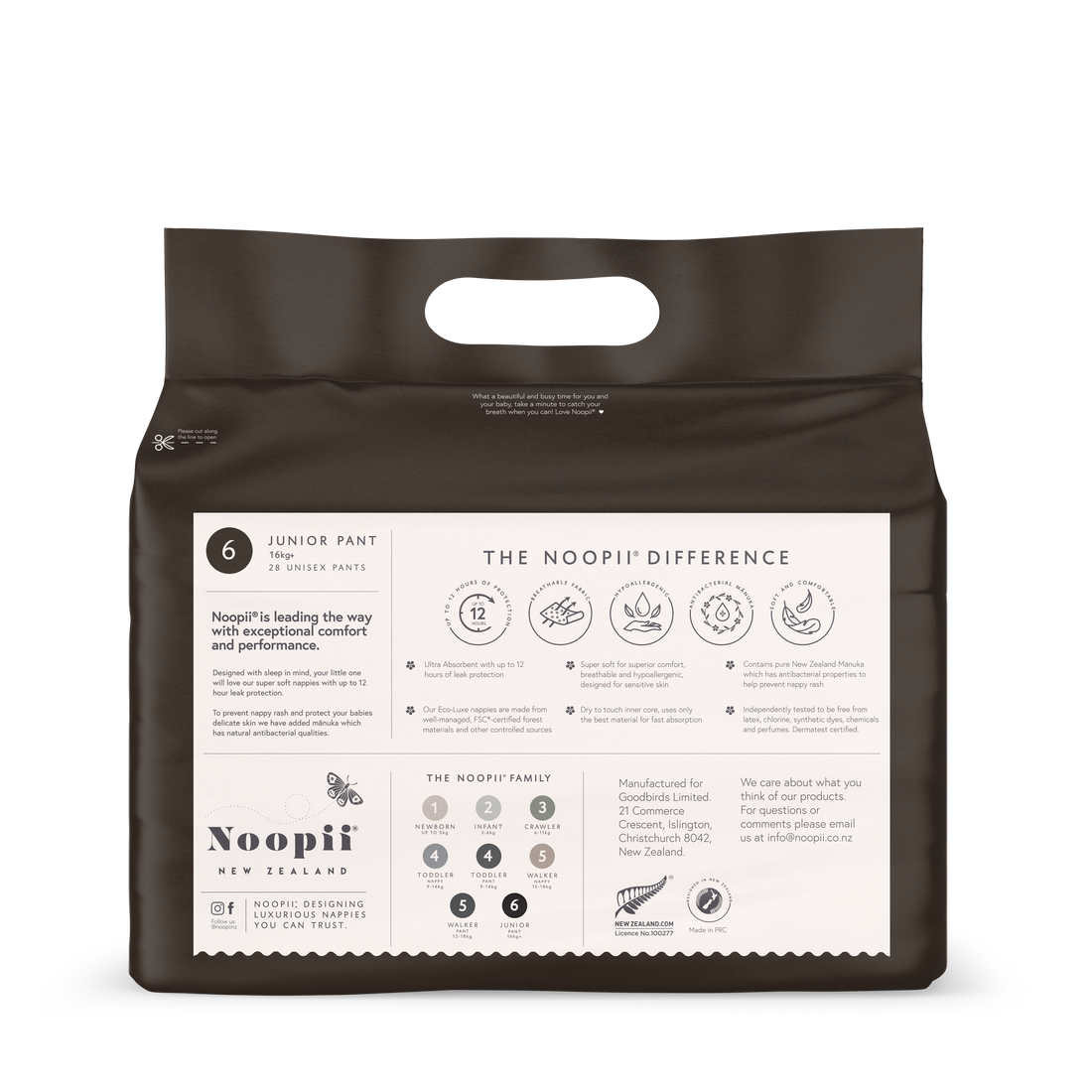 Noopii® Junior Pants Childrens Pants from Jamie Kay Australia