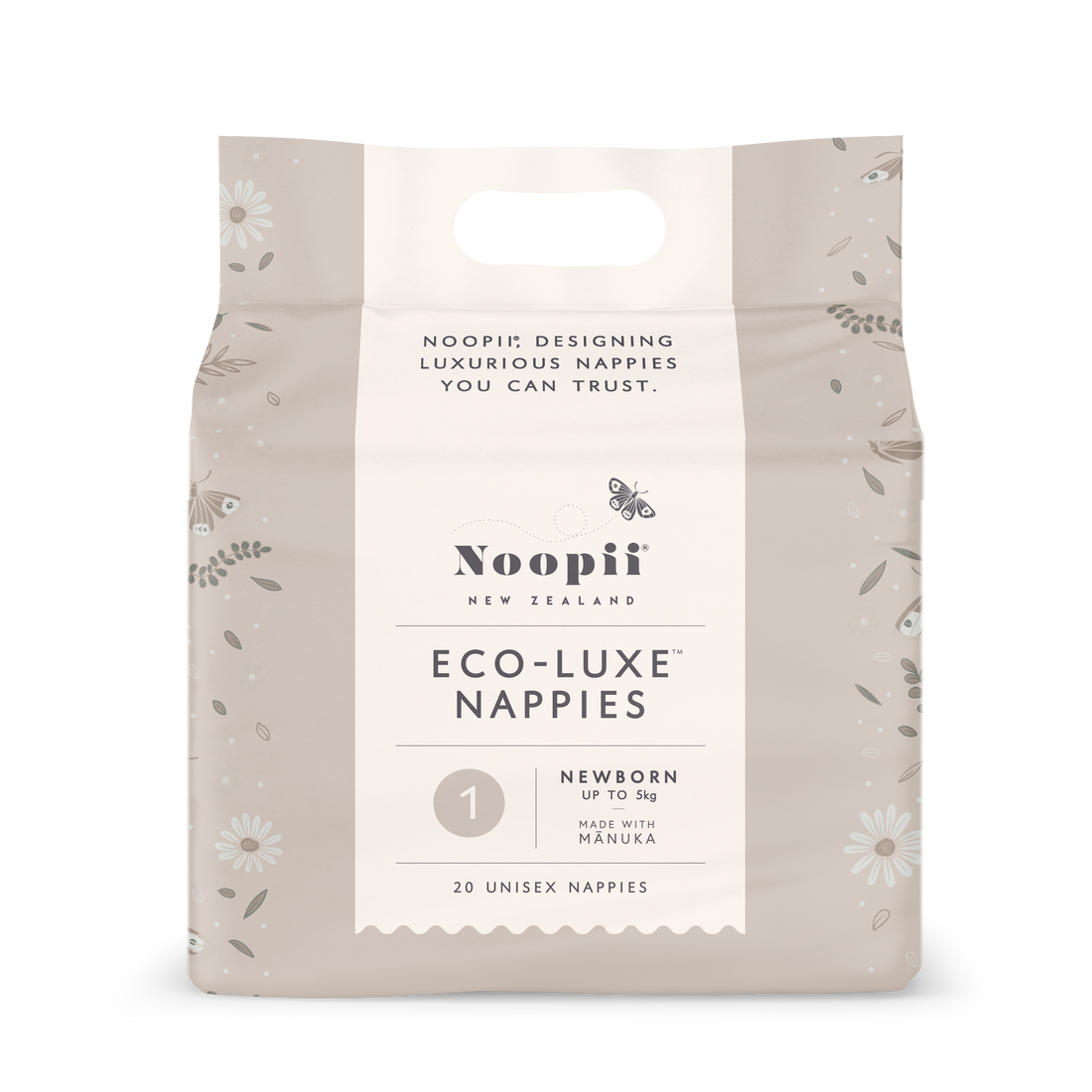 Noopii® Newborn Nappies Childrens Nappies from Jamie Kay Australia