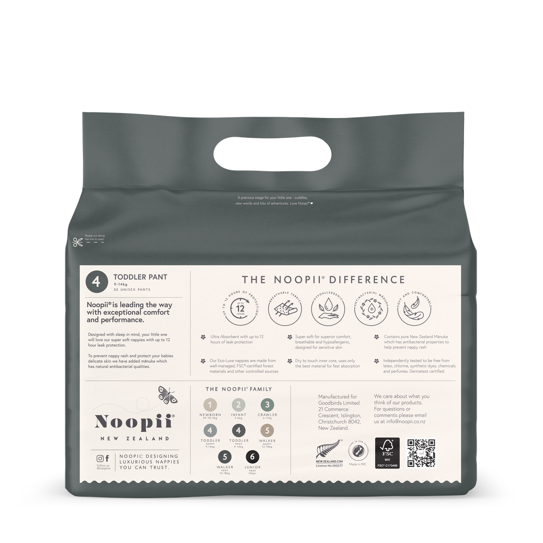 Noopii® Toddler Pants Childrens Nappies from Jamie Kay Australia