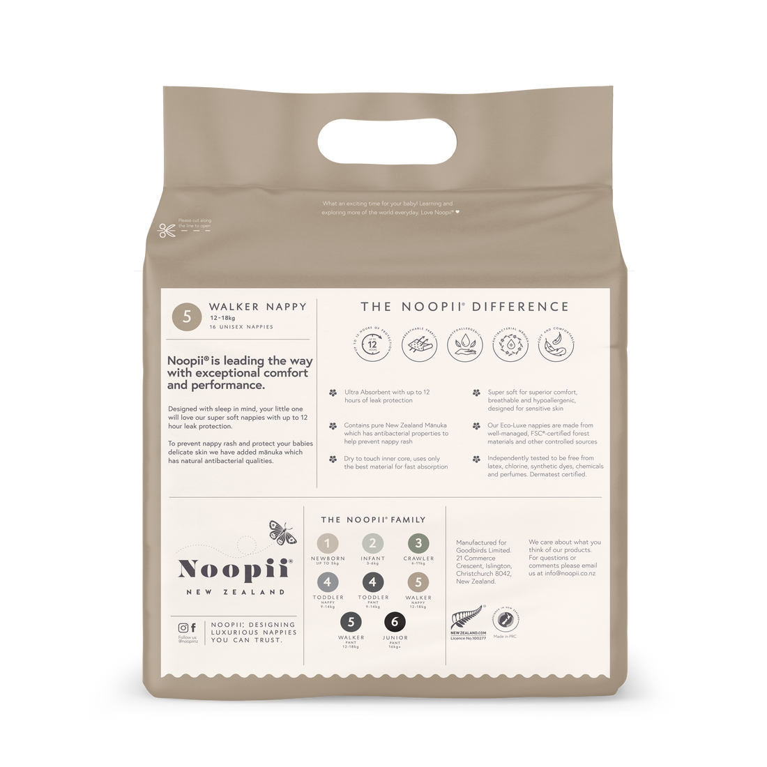 Noopii® Walker Nappies Childrens Nappies from Jamie Kay Australia