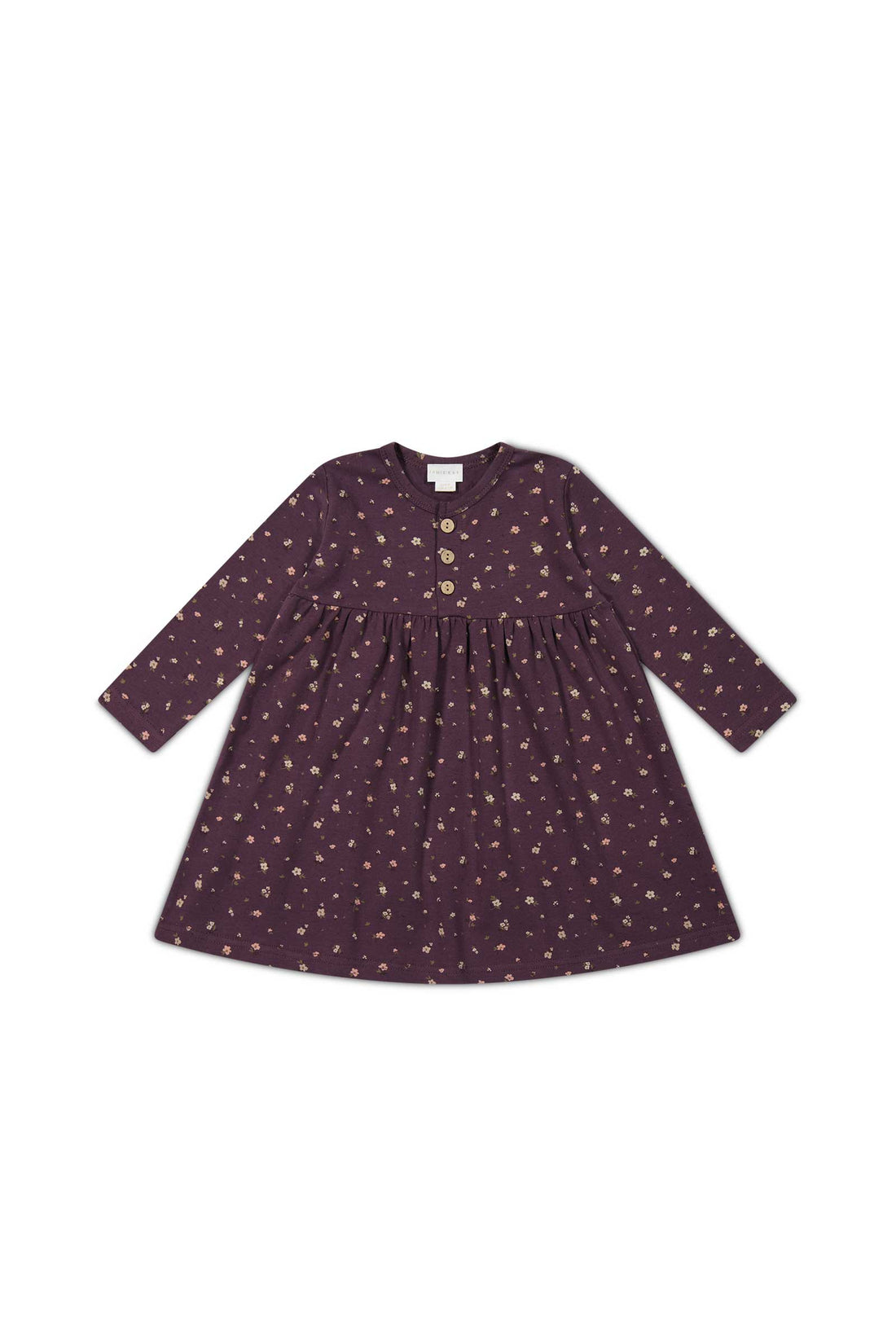 Organic Cotton Bridget Dress - Goldie Huckleberry Sparse Childrens Dress from Jamie Kay Australia