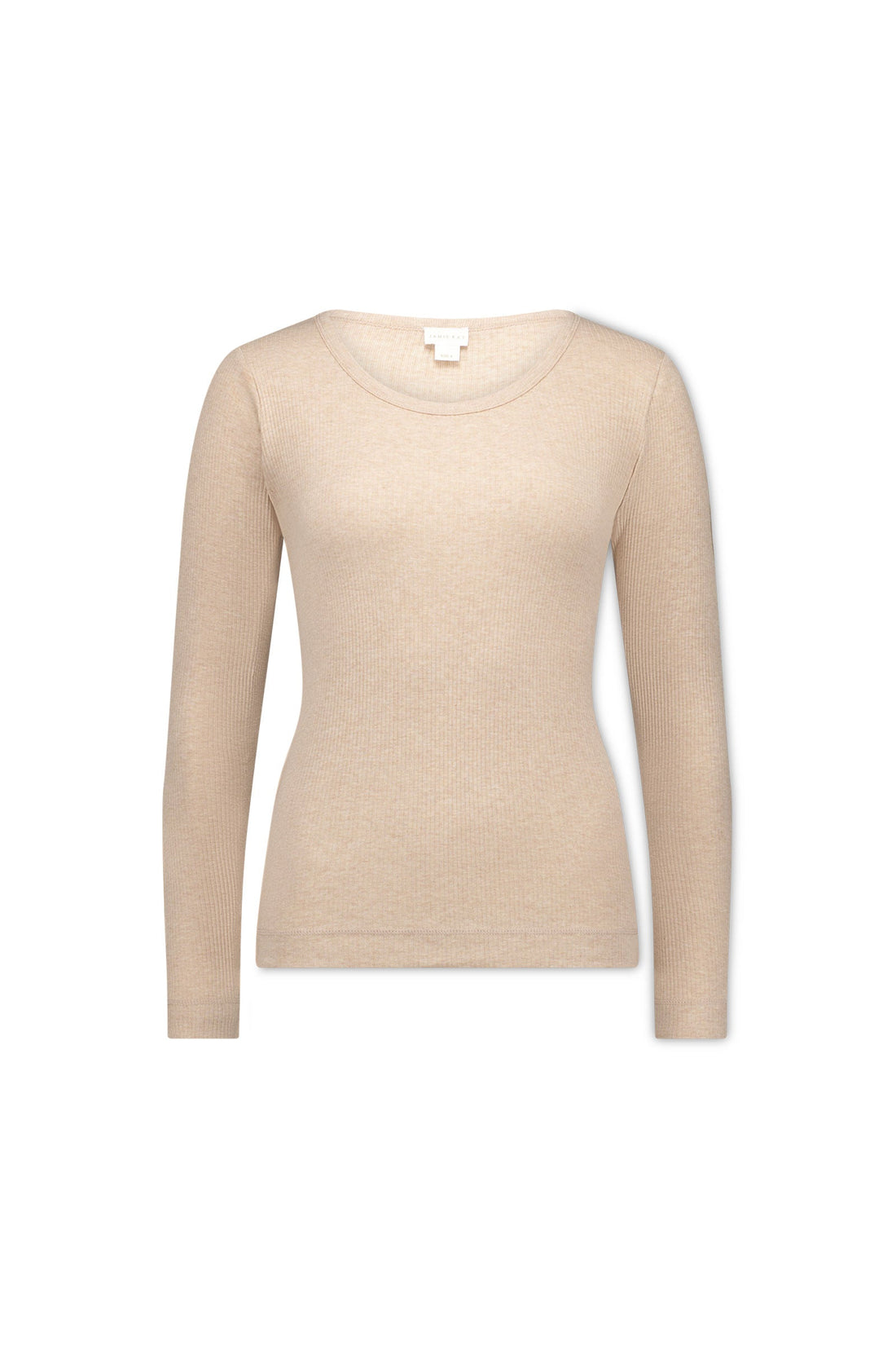 Organic Cotton Modal Womens Long Sleeve Top - Dusky Rose Marle Childrens Womens Top from Jamie Kay Australia