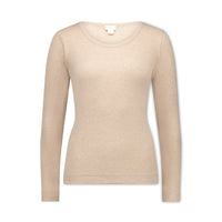 Organic Cotton Modal Womens Long Sleeve Top - Dusky Rose Marle Childrens Womens Top from Jamie Kay Australia