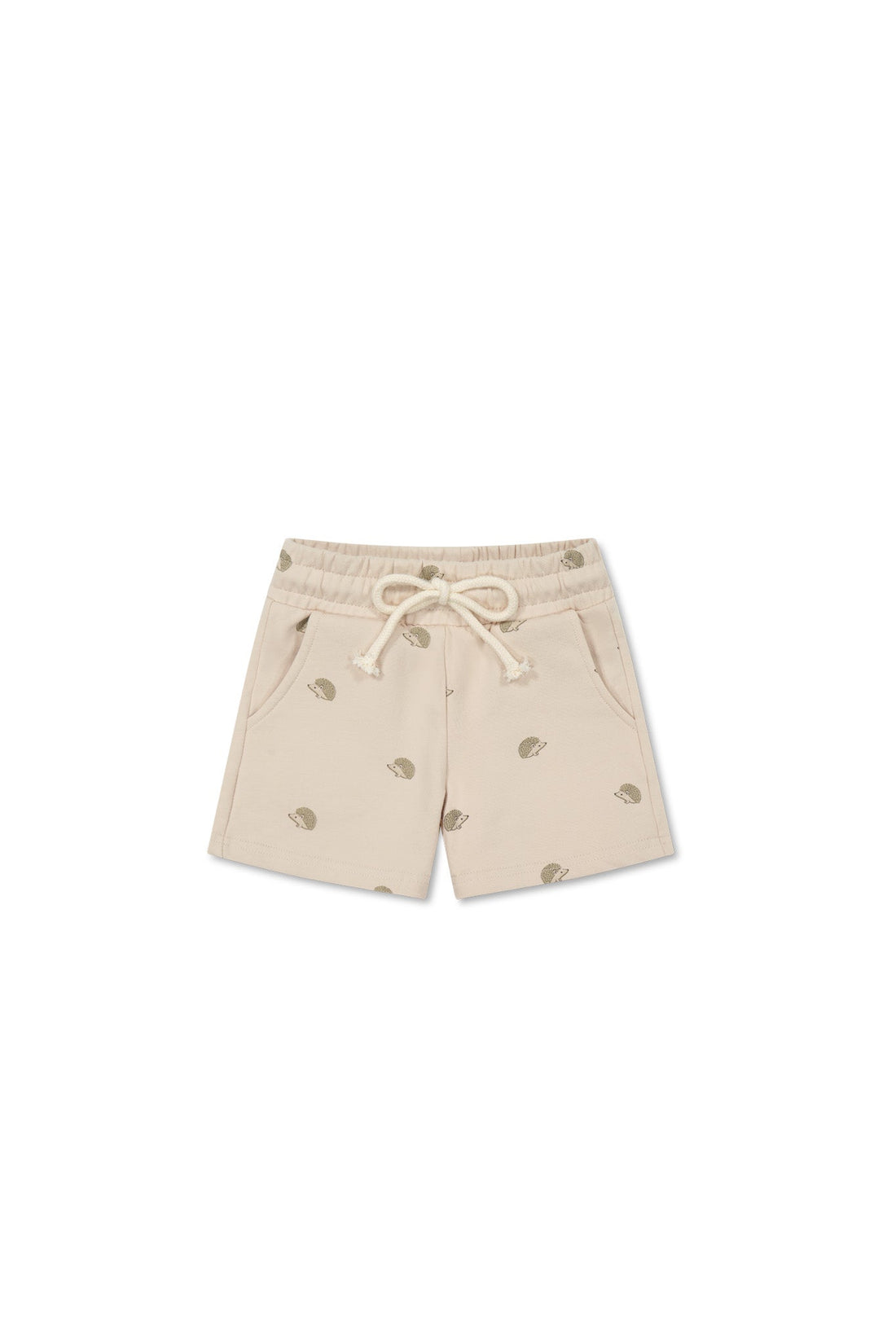 Organic Cotton Andy Short - Henry Hedgehog Birch Childrens Short from Jamie Kay Australia