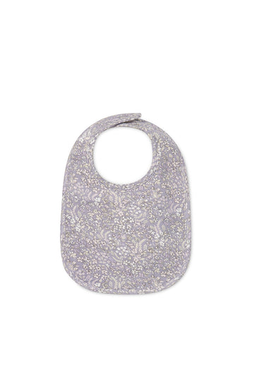 Organic Cotton Bib - April Lilac Childrens Bib from Jamie Kay Australia