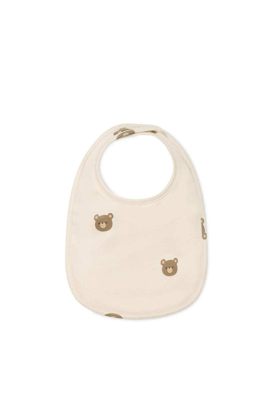 Organic Cotton Bib - Bobbie Bear Tofu Childrens Bib from Jamie Kay Australia