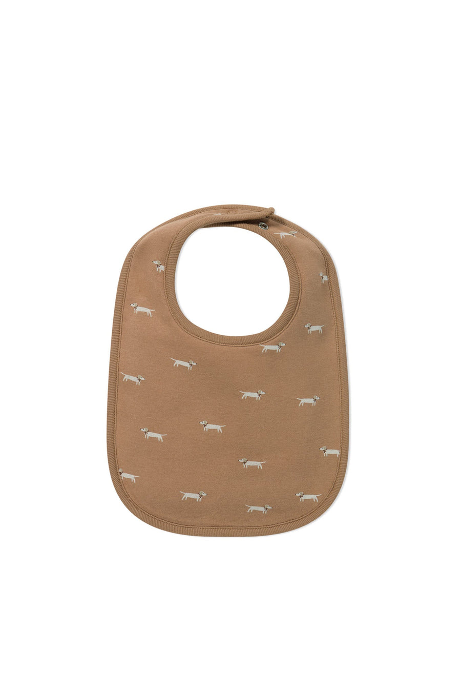 Organic Cotton Bib - Cosy Basil Spiced Childrens Bib from Jamie Kay Australia