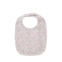 Organic Cotton Bib - Fifi Mini Slightly Pink Childrens Bib from Jamie Kay Australia