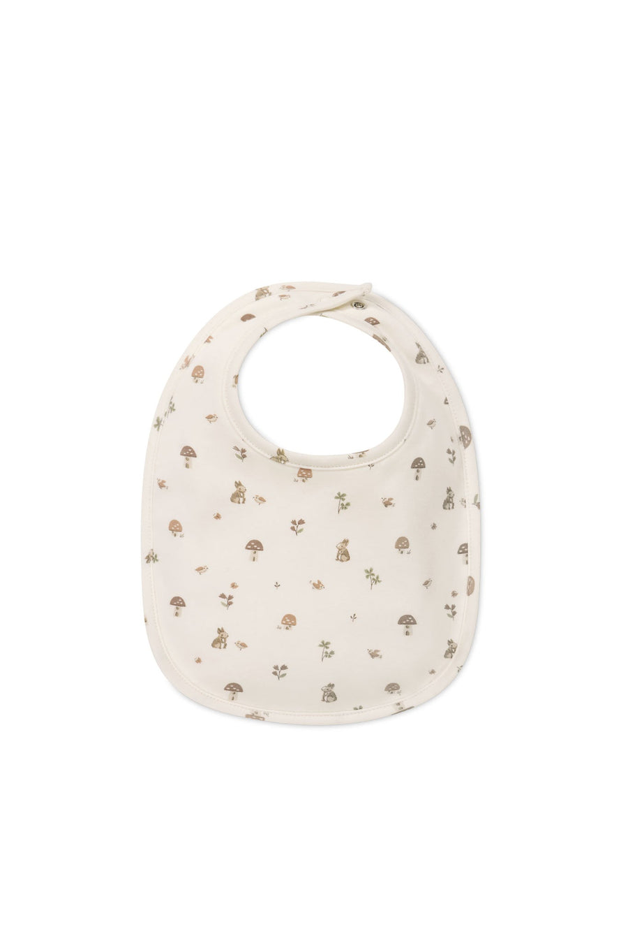 Organic Cotton Bib - Foraging Friends Childrens Bib from Jamie Kay Australia