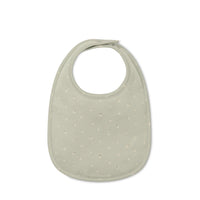 Organic Cotton Bib - Fresh Apples Abbey Stone Childrens Bib from Jamie Kay Australia