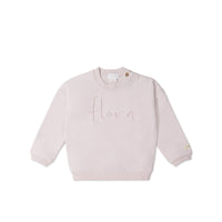 Organic Cotton Bobbie Sweatshirt - Luna Flora Childrens Top from Jamie Kay Australia