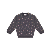 Organic Cotton Bobbie Sweatshirt - Simone Lava Childrens Top from Jamie Kay Australia