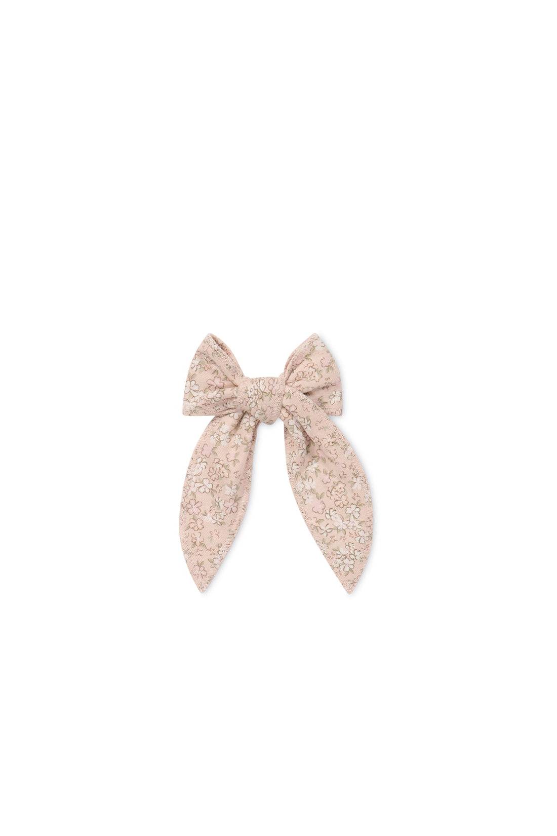 Organic Cotton Bow - Amber Rose Childrens Hair Bow from Jamie Kay Australia