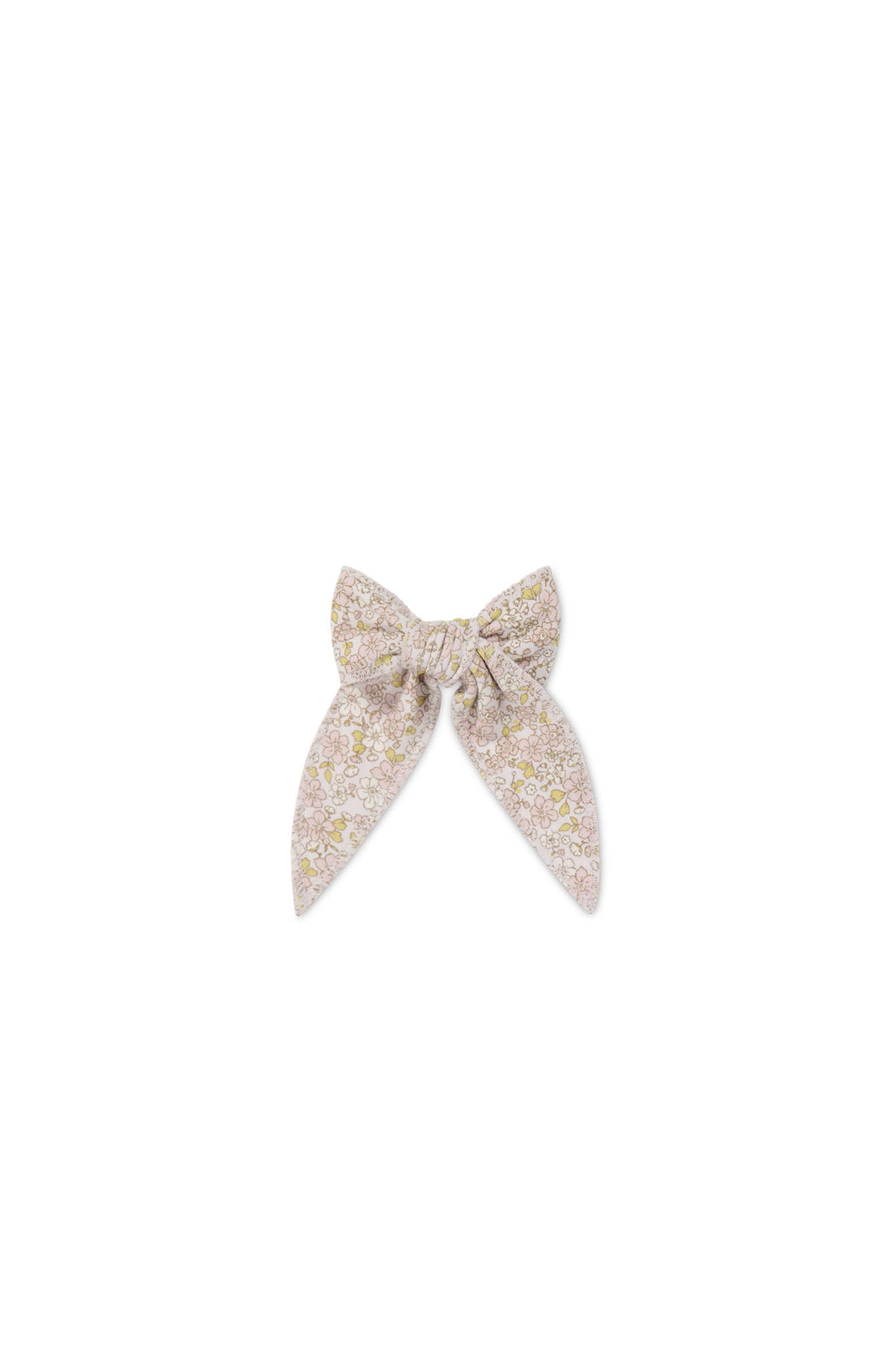 Organic Cotton Bow - Chloe Lilac Childrens Bow from Jamie Kay Australia