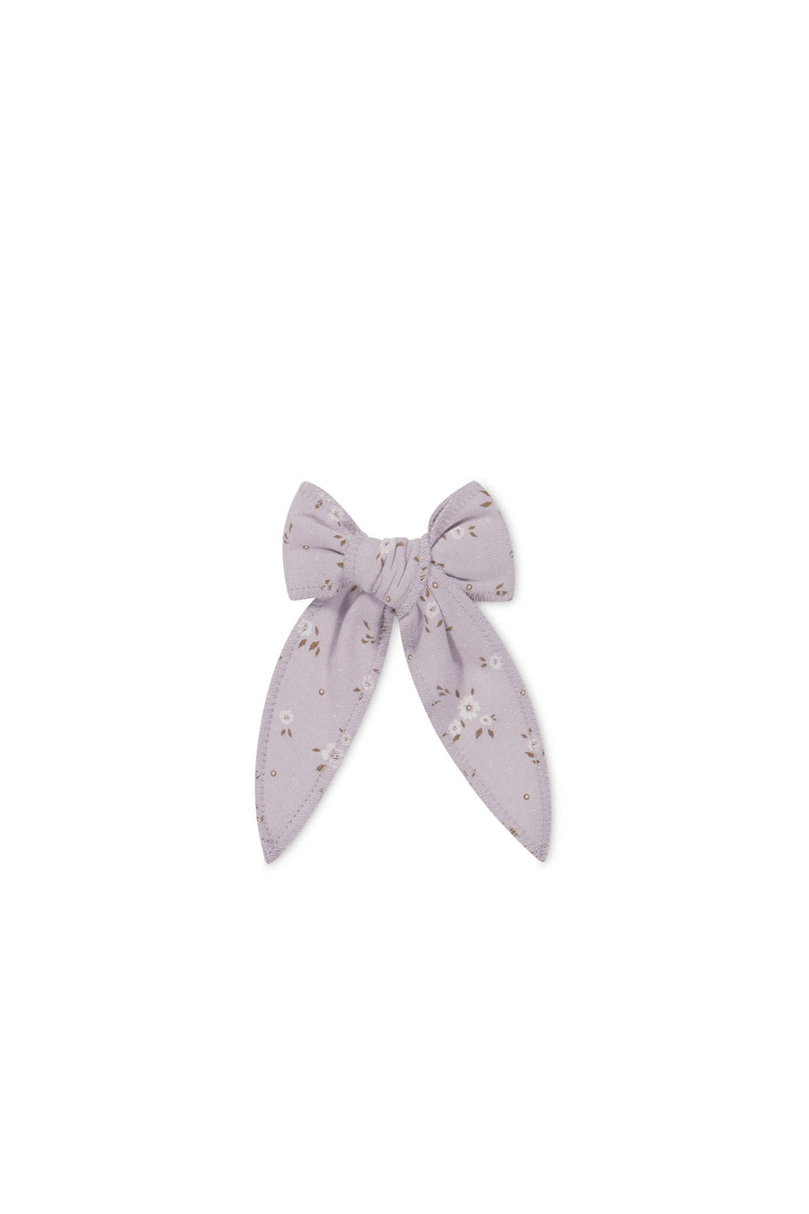 Organic Cotton Bow - Lulu Bloom Iris Childrens Bow from Jamie Kay Australia