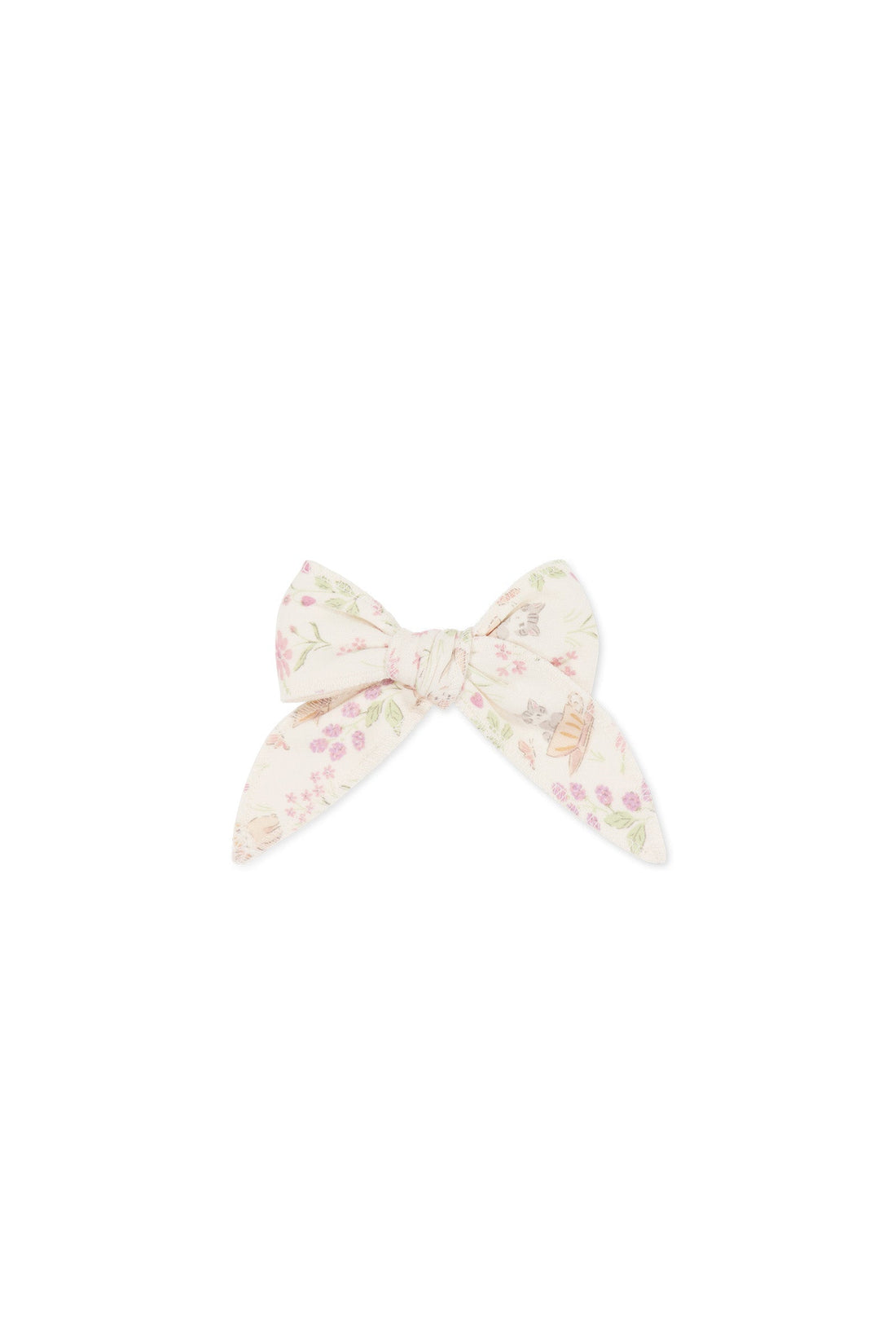 Organic Cotton Bow - Moons Garden Childrens Hair Bow from Jamie Kay Australia
