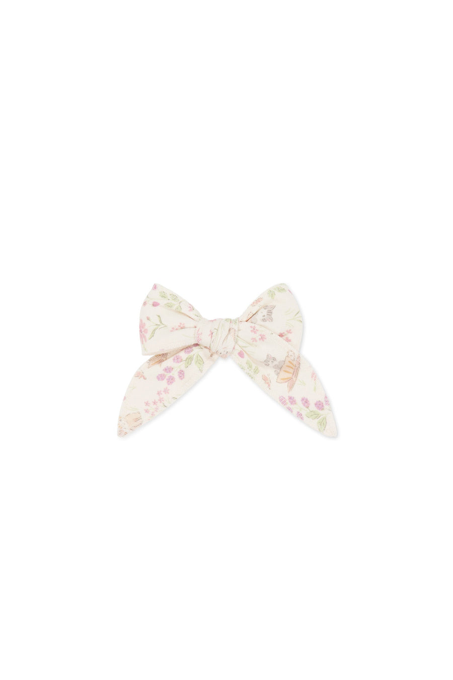 Organic Cotton Bow - Moons Garden Childrens Hair Bow from Jamie Kay Australia