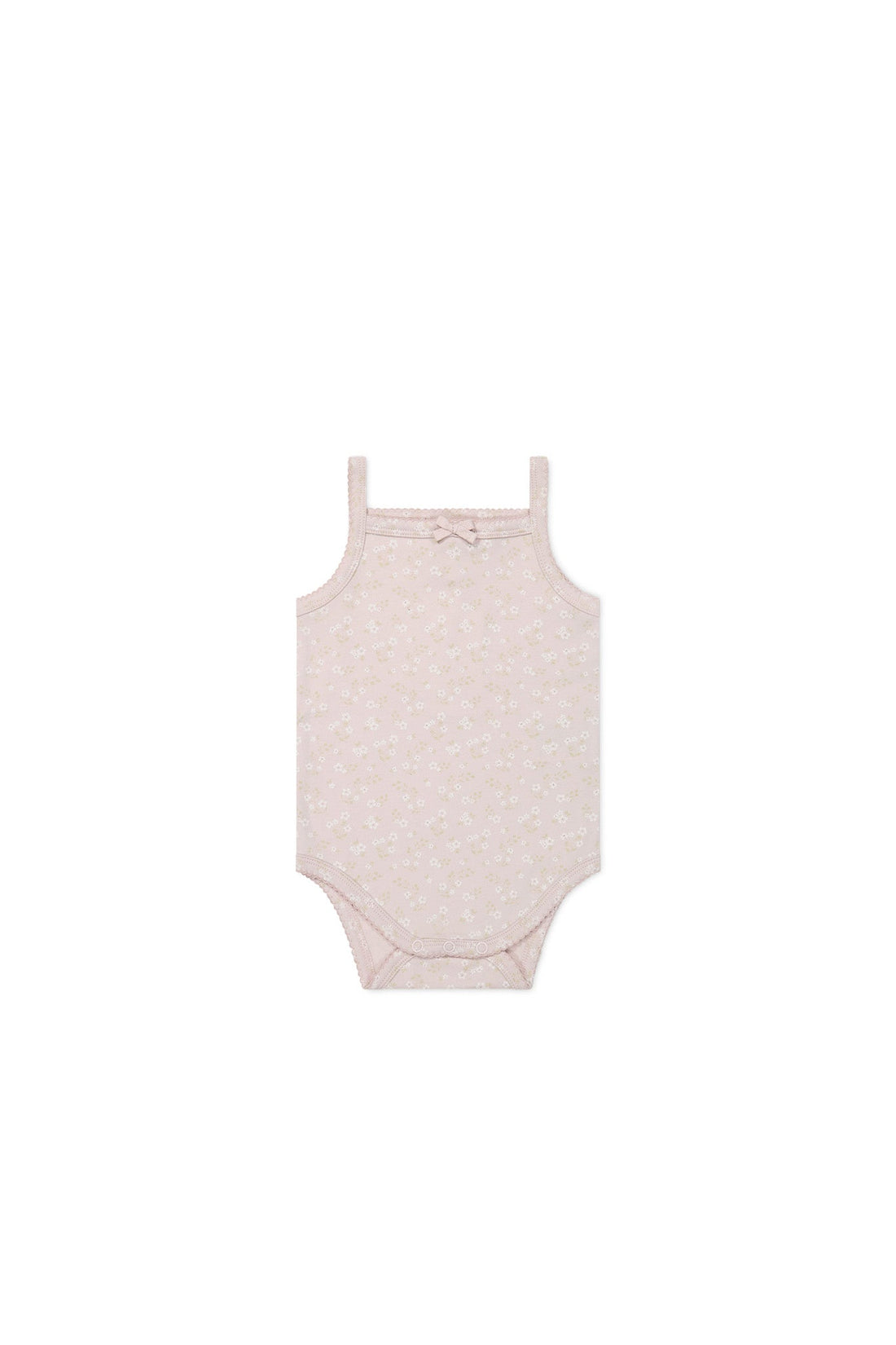 Organic Cotton Bridget Singlet Bodysuit - Addie Lilac Childrens Bodysuit from Jamie Kay Australia