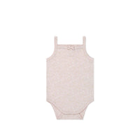 Organic Cotton Bridget Singlet Bodysuit - Addie Lilac Childrens Bodysuit from Jamie Kay Australia