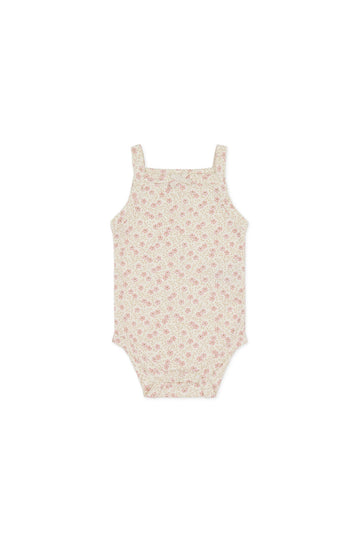 Organic Cotton Bridget Singlet Bodysuit - Emmy Egret Childrens Bodysuit from Jamie Kay Australia