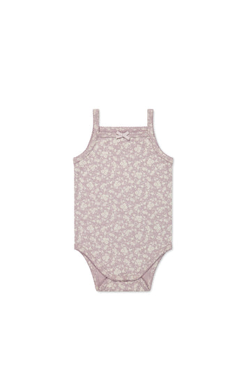 Organic Cotton Bridget Singlet Bodysuit - Sadie Luna Childrens Bodysuit from Jamie Kay Australia