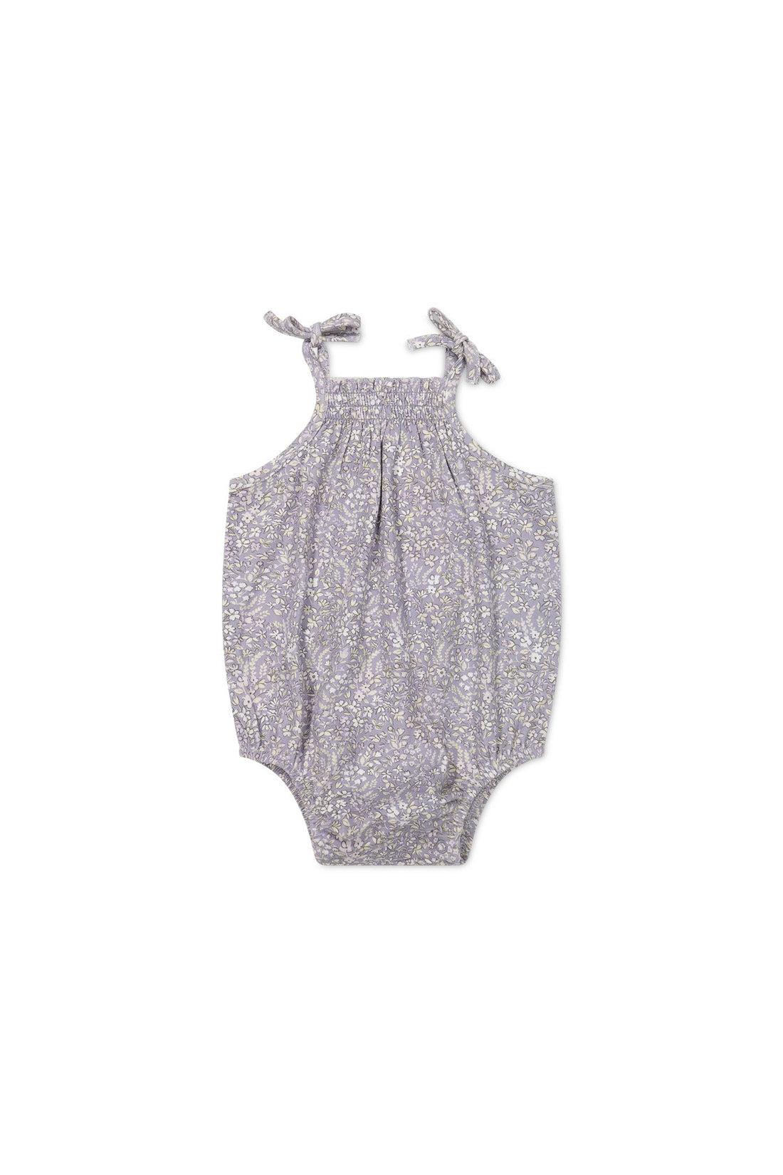 Organic Cotton Cassie Playsuit - April Lilac Childrens Playsuit from Jamie Kay Australia