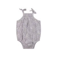 Organic Cotton Cassie Playsuit - April Lilac Childrens Playsuit from Jamie Kay Australia