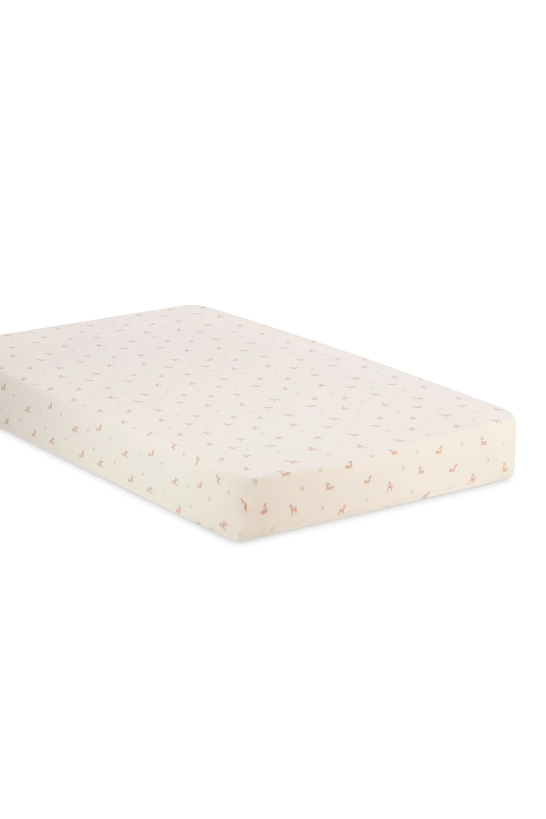 Organic Cotton Cot Sheet - Fable Deer Cloud Childrens Accessories from Jamie Kay Australia