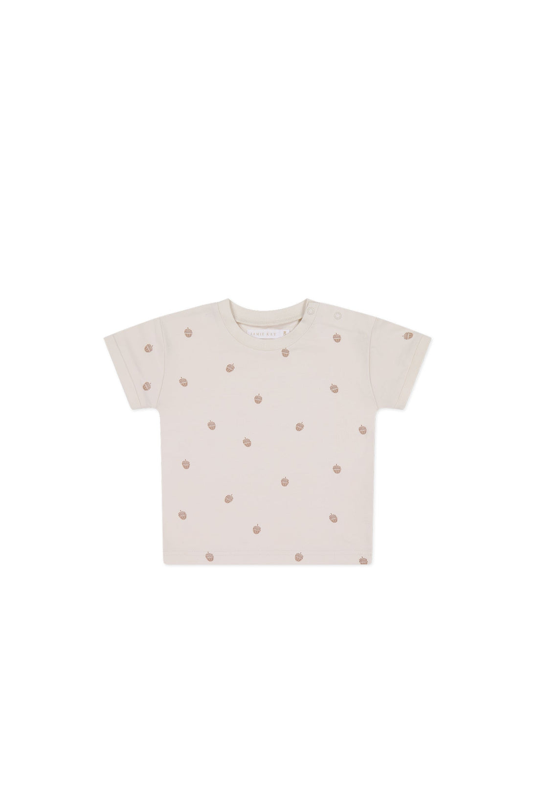 Organic Cotton Eddie Tee - Acorns Tofu Childrens Top from Jamie Kay Australia