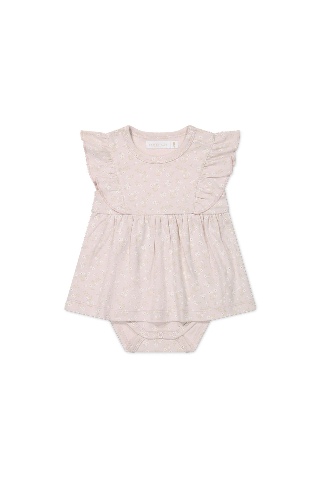 Organic Cotton Elianna Playsuit - Addie Lilac Childrens Playsuit from Jamie Kay Australia